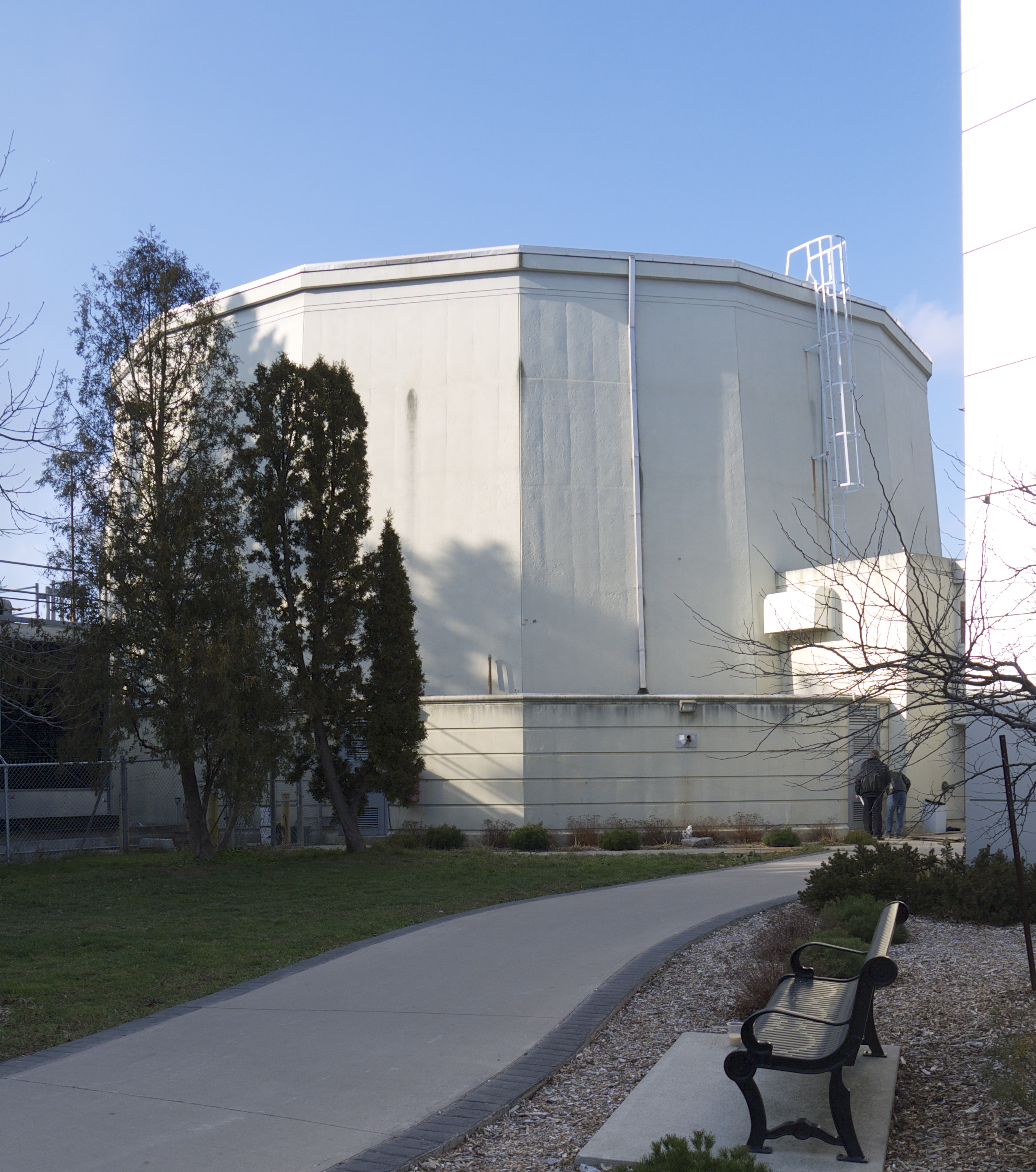 Exterior of McMaster Nuclear Reactor.