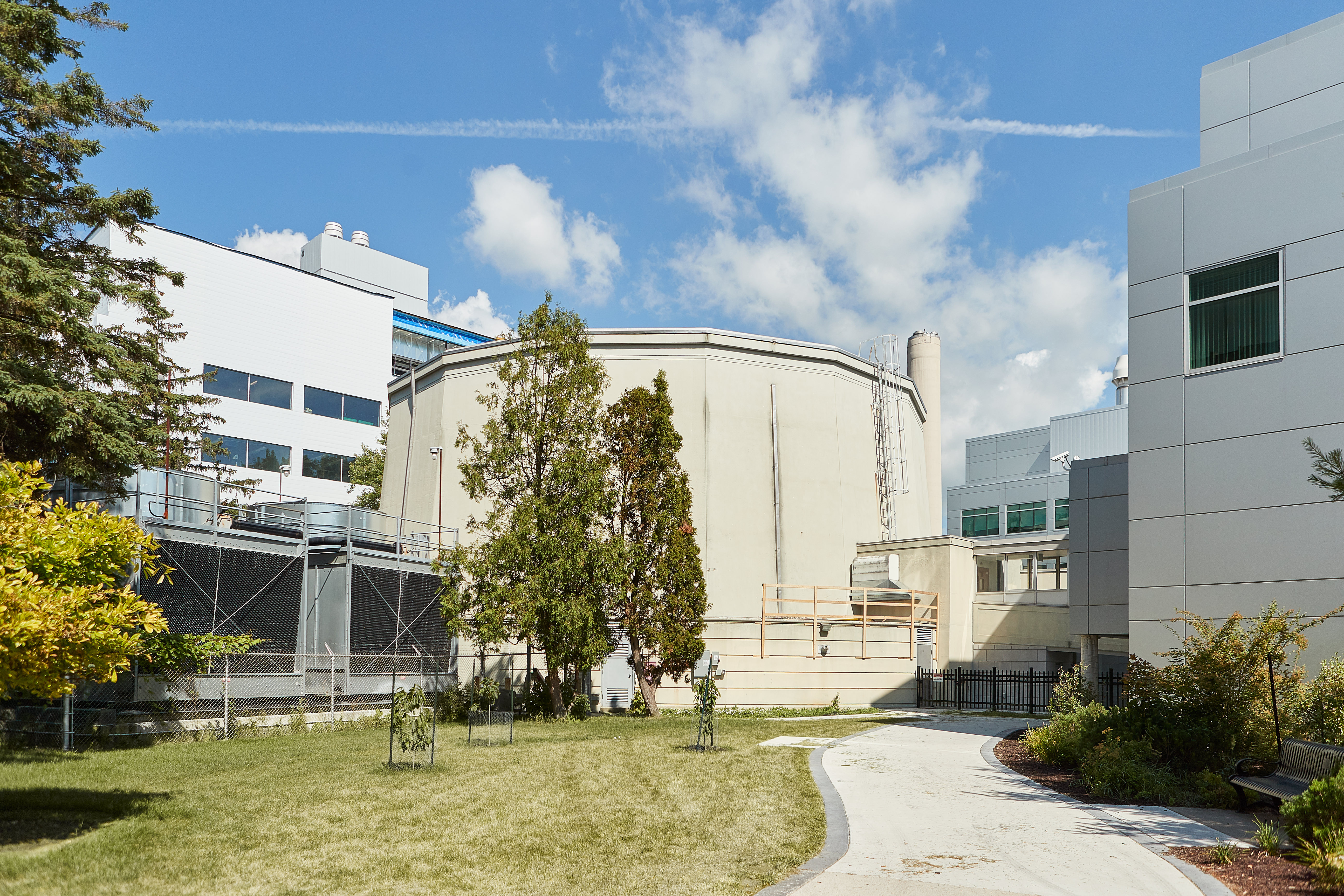 Exterior of McMaster Nuclear Reactor.