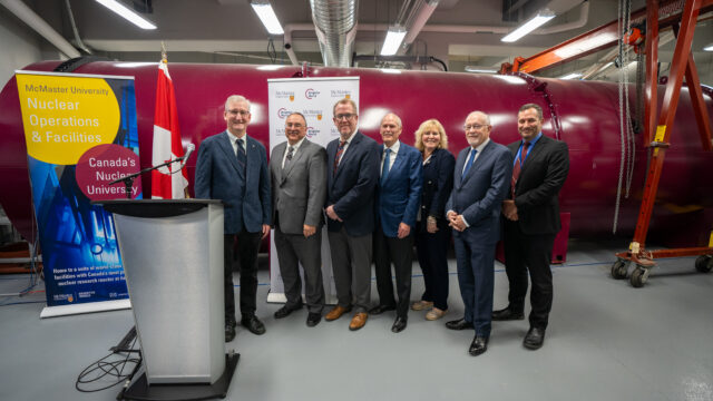 McMaster celebrates launch of new Canadian Neutron Beam Laboratory ...